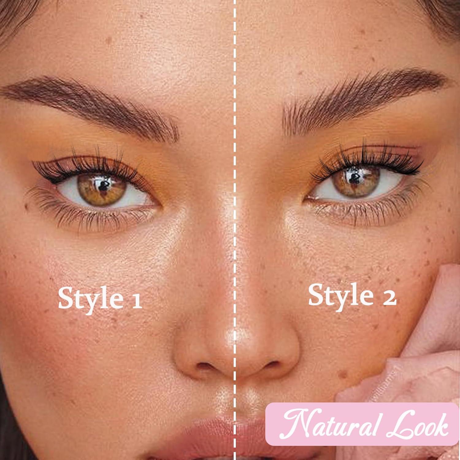 Pestañas Postizas Manga Look Natural Losha 20 Pares Veganas