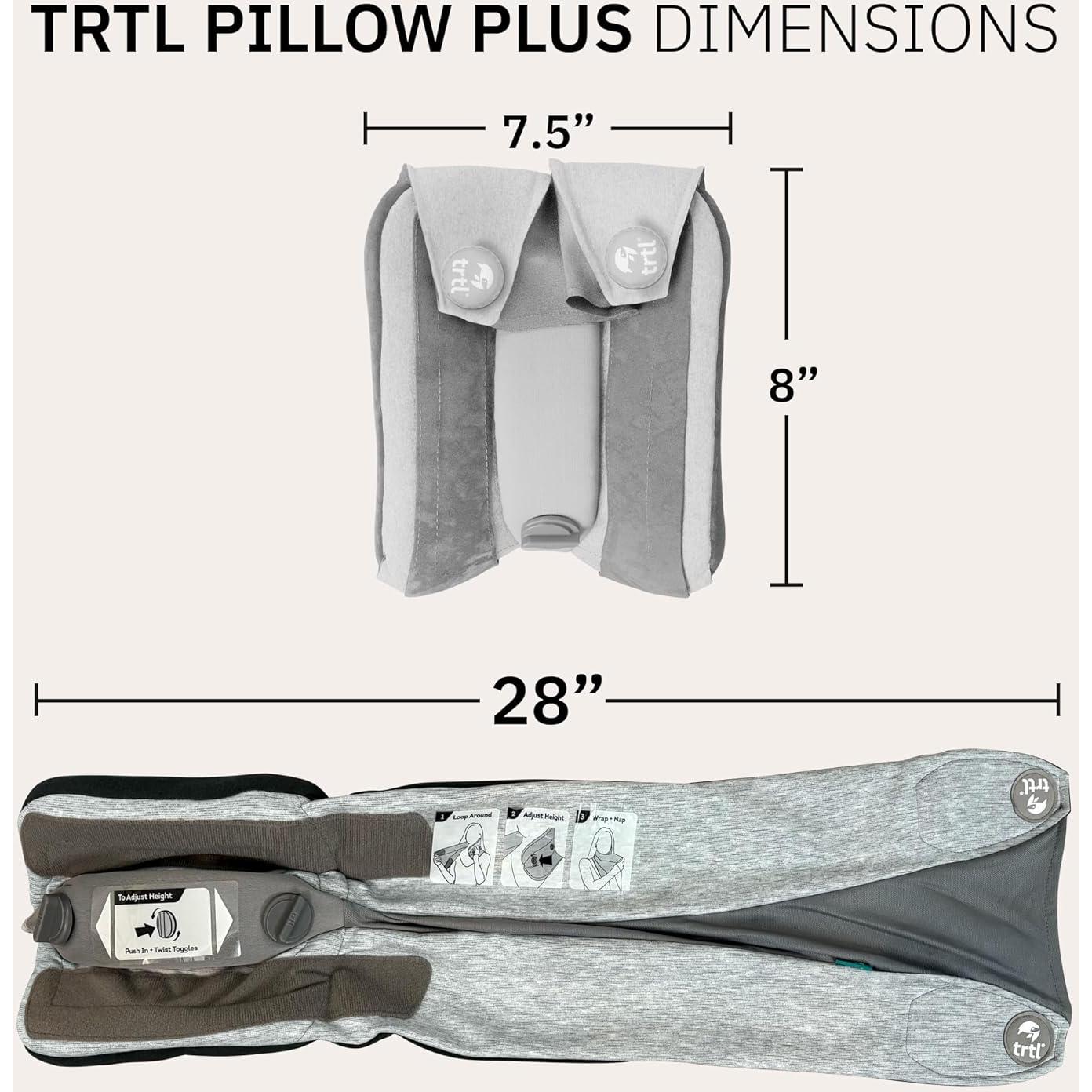 Almohada de Cuello Trtl Pillow Plus - Soporte Ergonómico y Lavable