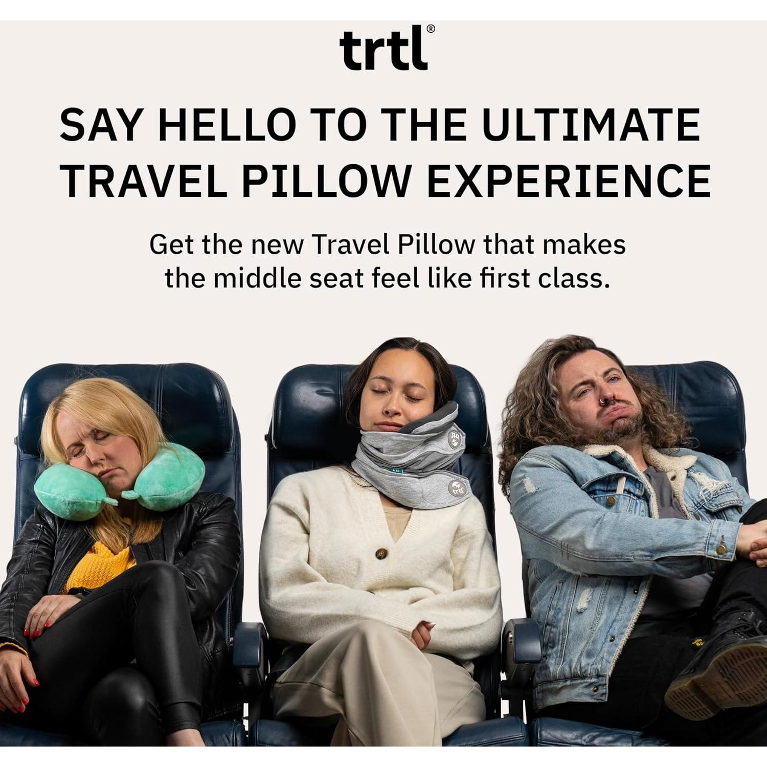 Almohada de Cuello Trtl Pillow Plus - Soporte Ergonómico y Lavable