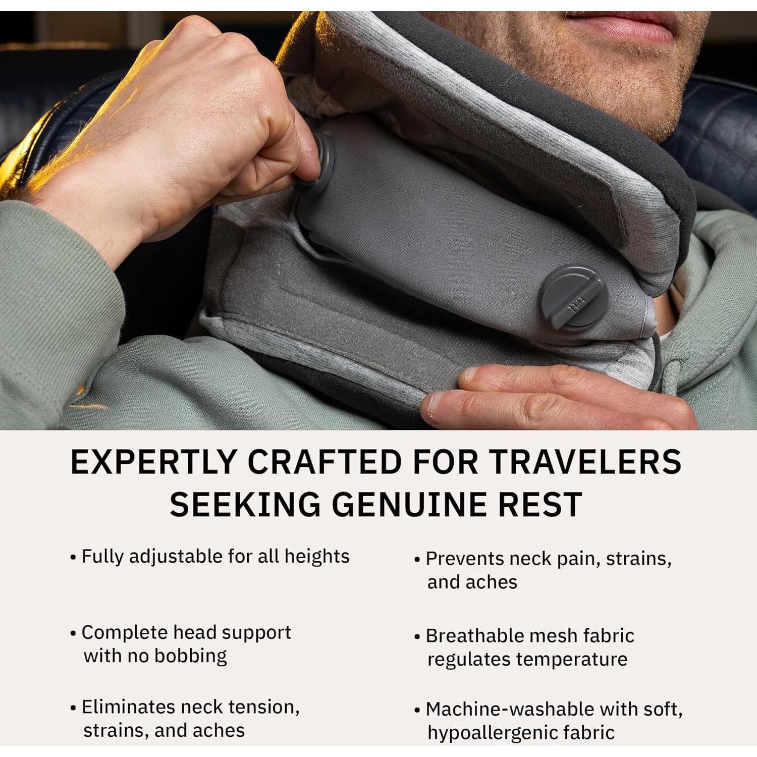 Almohada de Cuello Trtl Pillow Plus - Soporte Ergonómico y Lavable