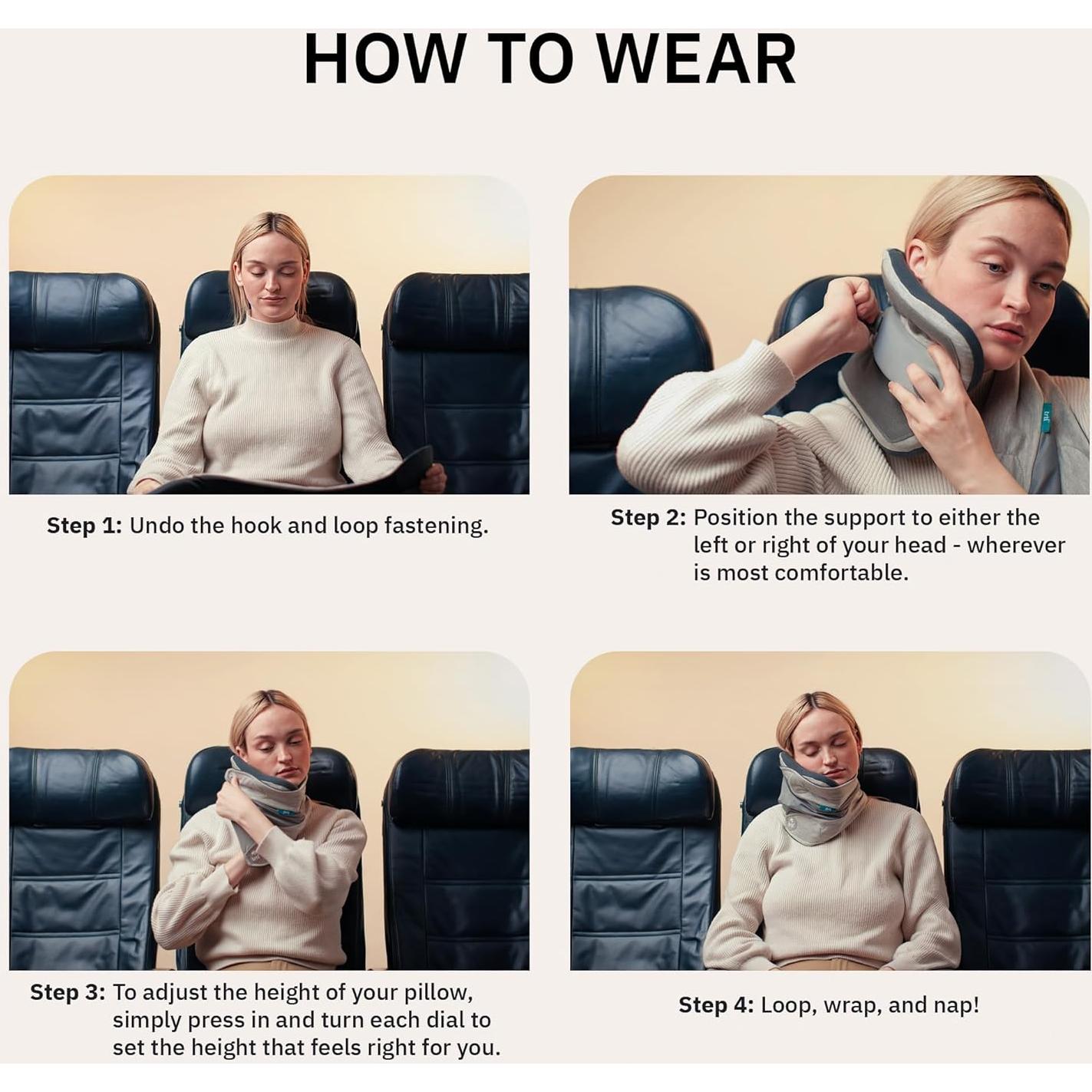 Almohada de Cuello Trtl Pillow Plus - Soporte Ergonómico y Lavable