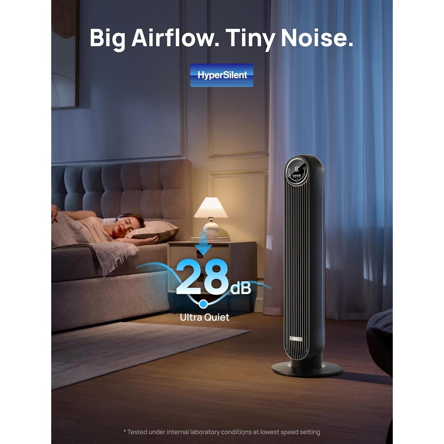 Ventilador de Torre Dreo Nomad One 36cm Silencioso 28dB