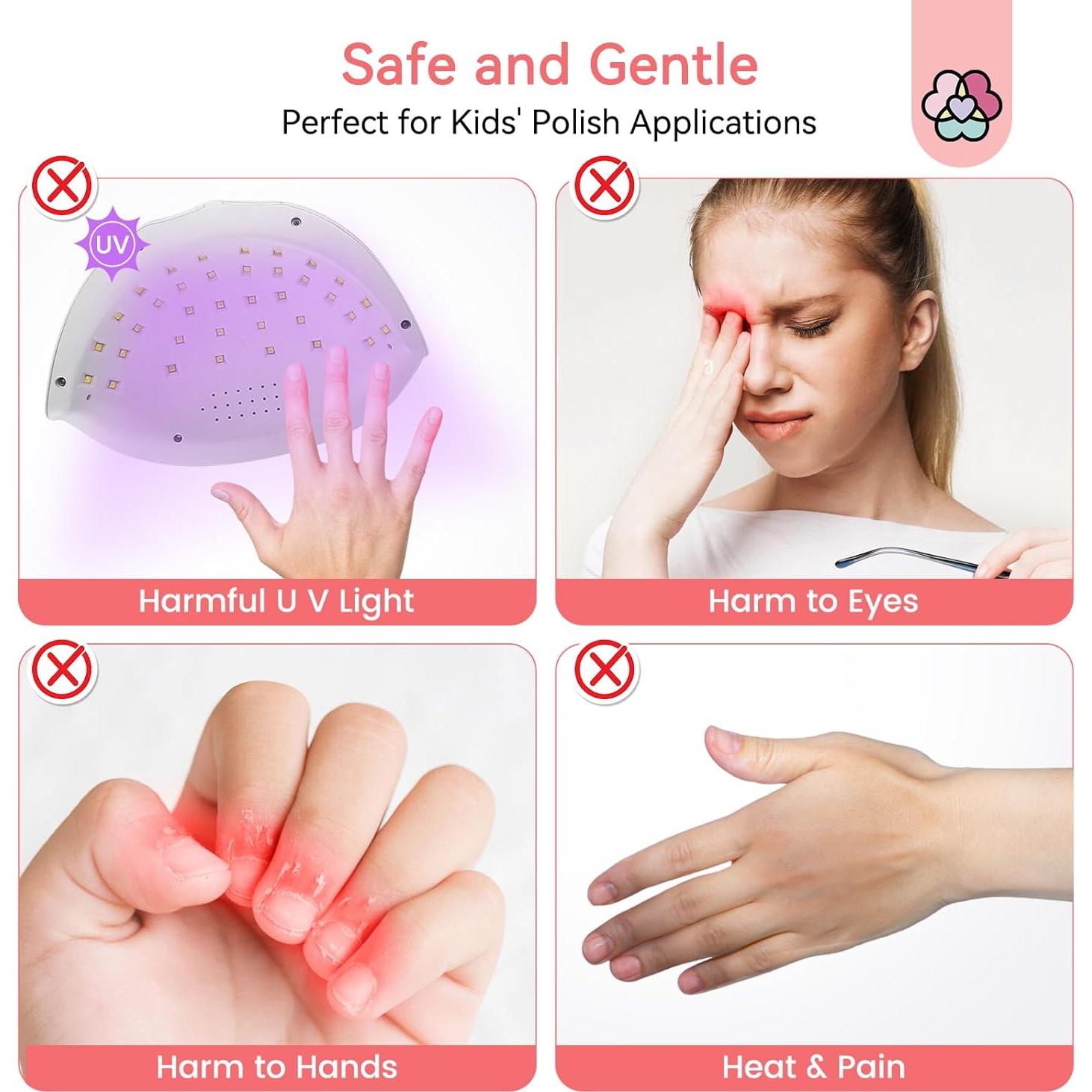 Secador de Uñas SAVILAND 300W con Aire Caliente y Frío