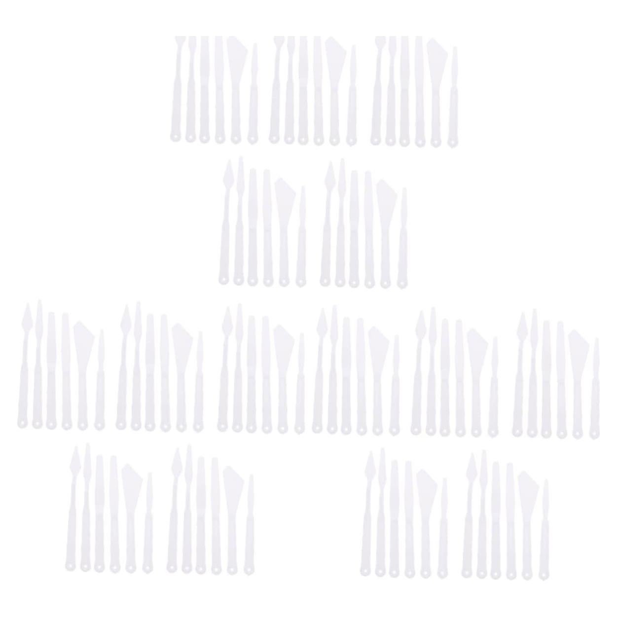 90 Espátulas de Pintura ULDIGI para Mezcla de Colores y Arte