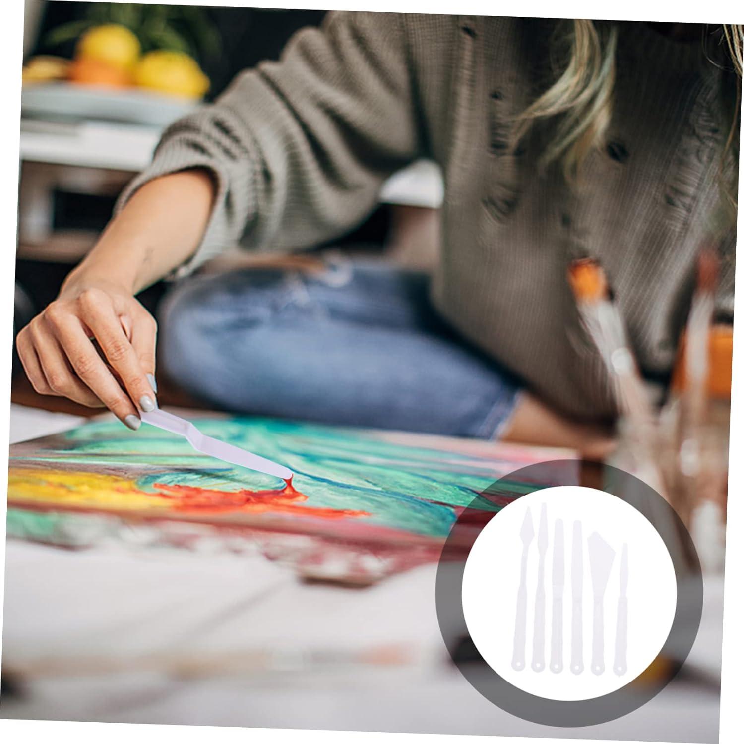 90 Espátulas de Pintura ULDIGI para Mezcla de Colores y Arte