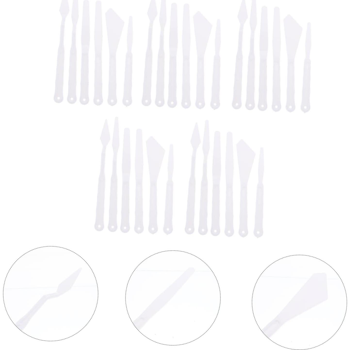 90 Espátulas de Pintura ULDIGI para Mezcla de Colores y Arte