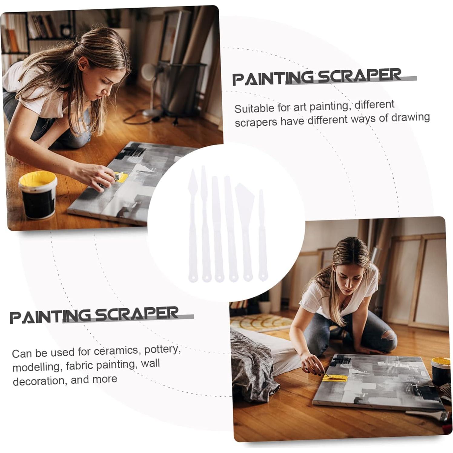 90 Espátulas de Pintura ULDIGI para Mezcla de Colores y Arte