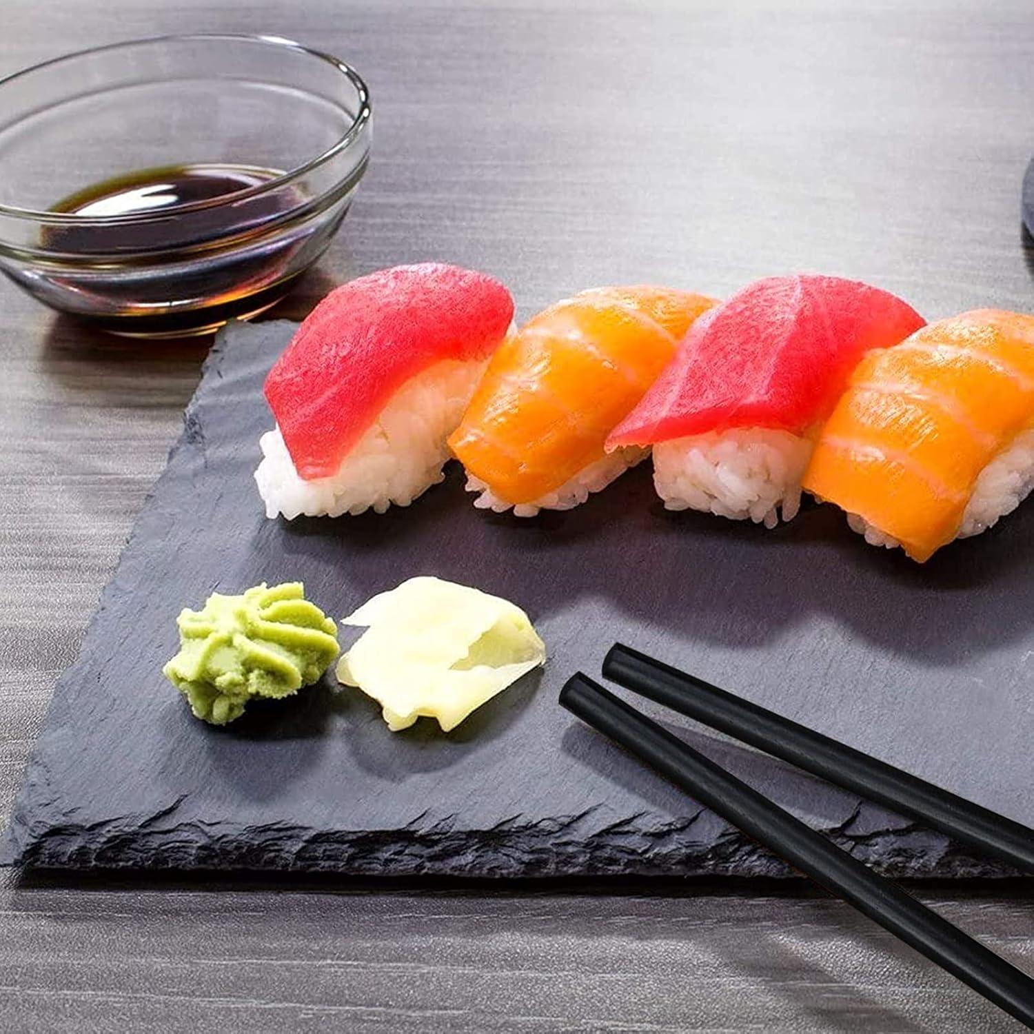 Tablas de Queso de Pizarra MAPRIAL - Paquete de 6, 22.4x15.2 cm