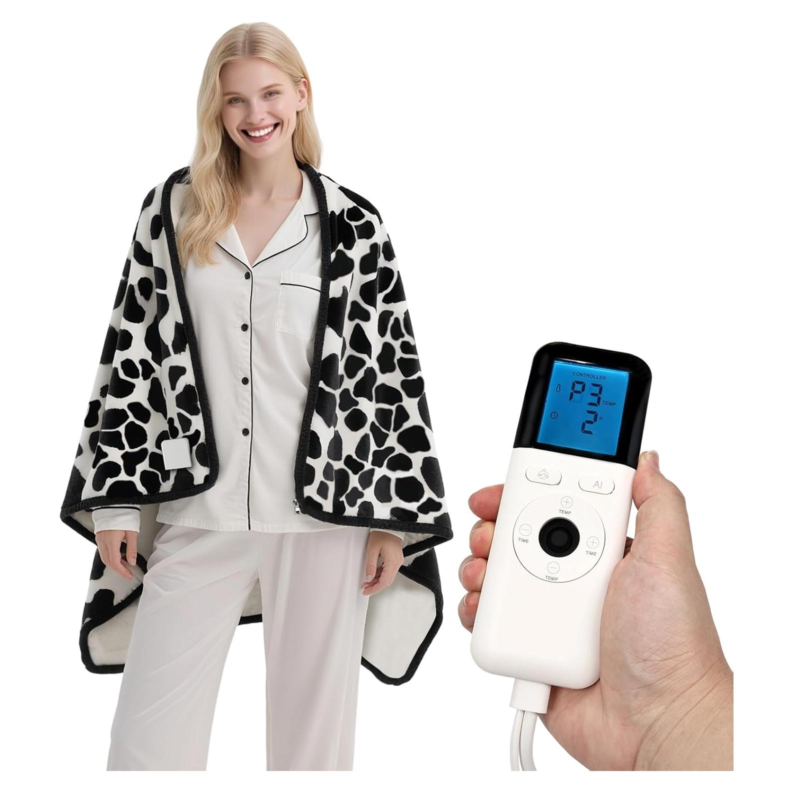 Manta Eléctrica Térmica Mrsenloi 140x84cm 6 Niveles Calor