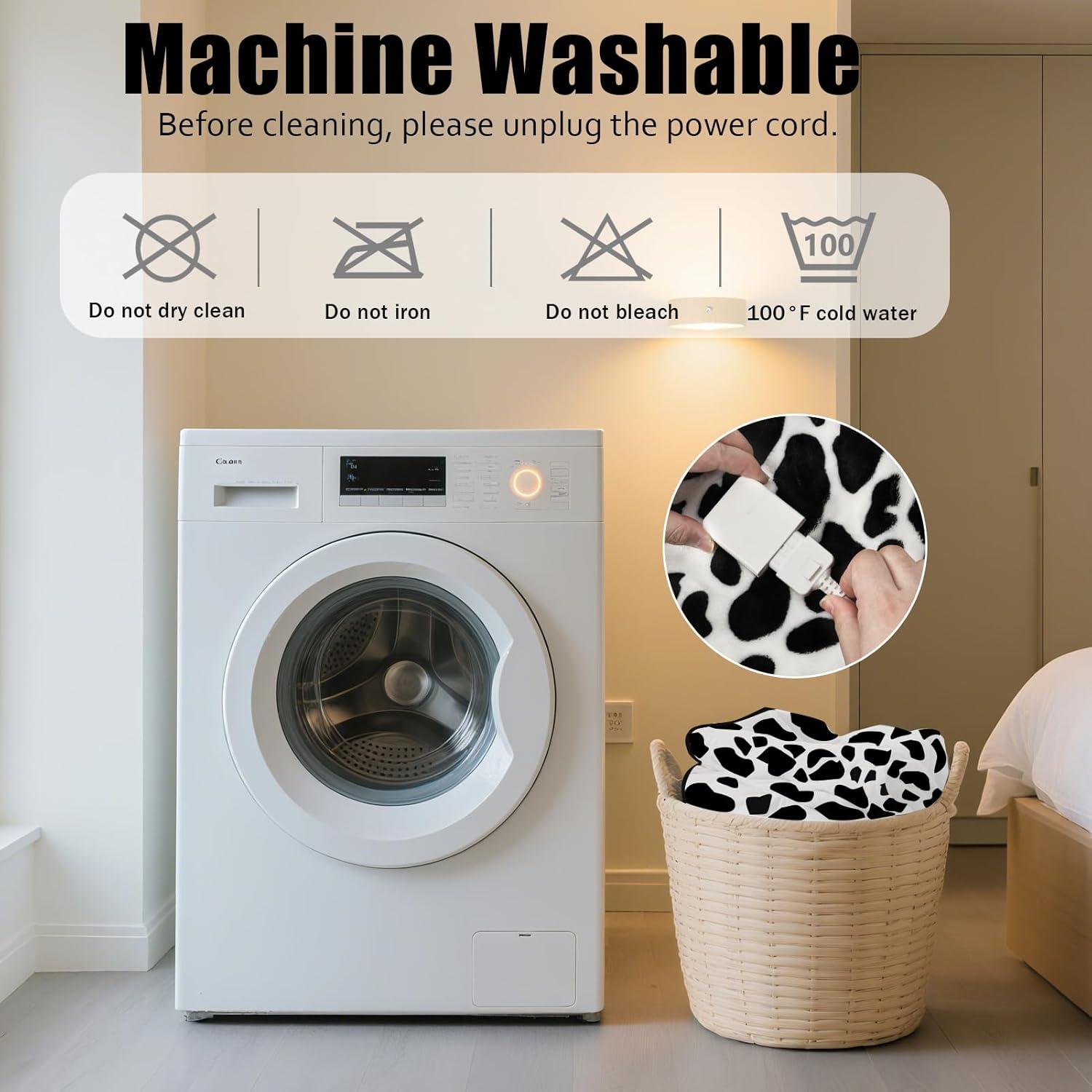 Manta Eléctrica Térmica Mrsenloi 140x84cm 6 Niveles Calor