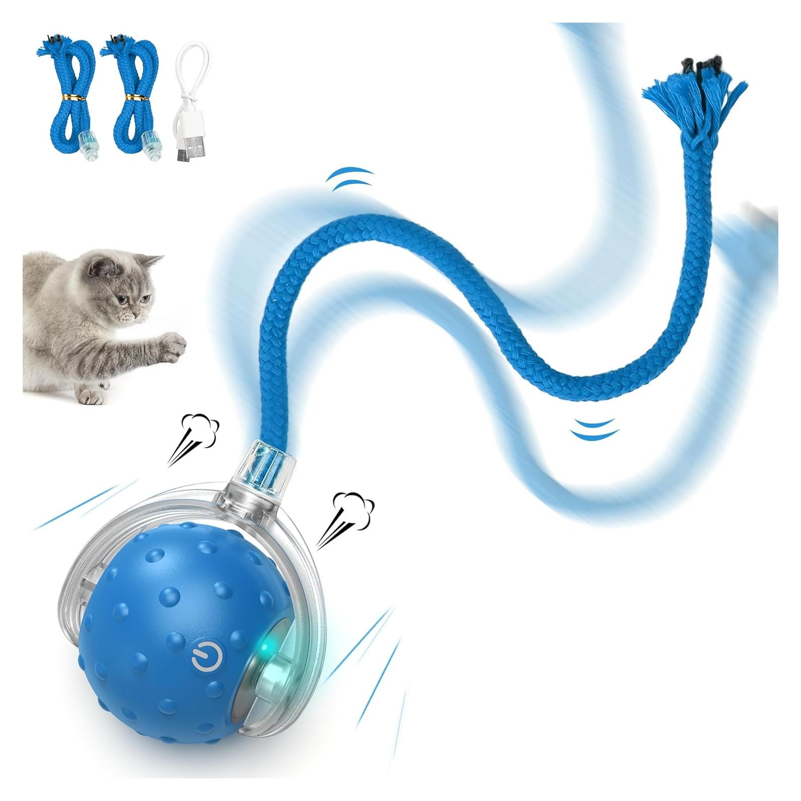 Pelota Interactiva para Gatos FLERDMAU - Juguete Automático