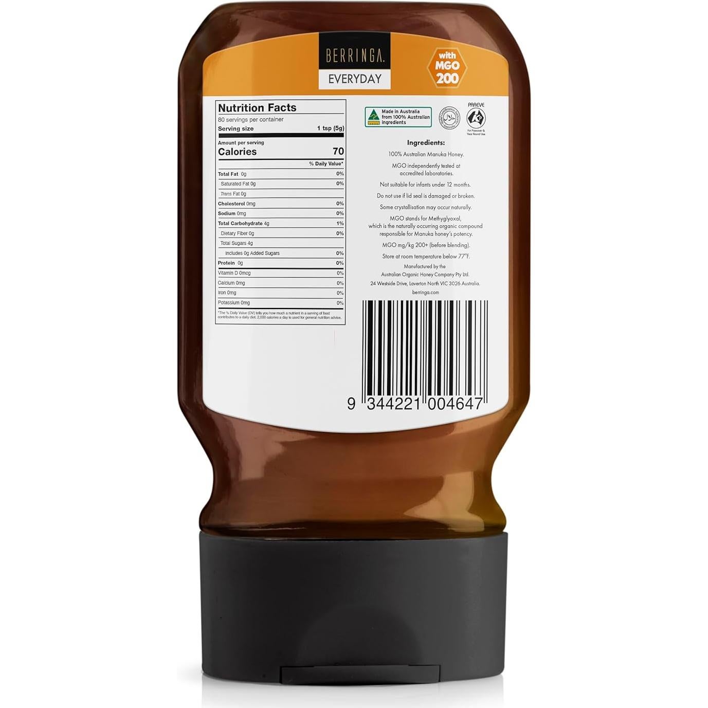 Miel Berringa Everyday Manuka Boost MGO 50 Eucalipto 400 g