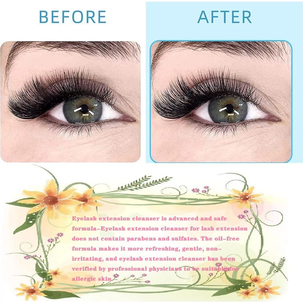 Champú Limpiador para Extensiones de Pestañas Arison 600ml - Aloe