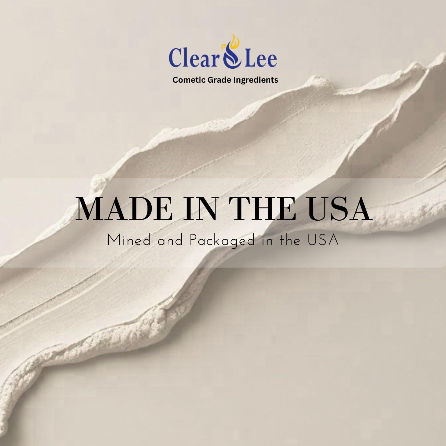 Polvo de Arcilla Kaolin Cosmético ClearLee 227g - Piel Suave