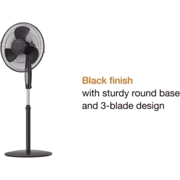 Ventilador de Pedestal KME DailyTrade 16" Oscilante Silencioso