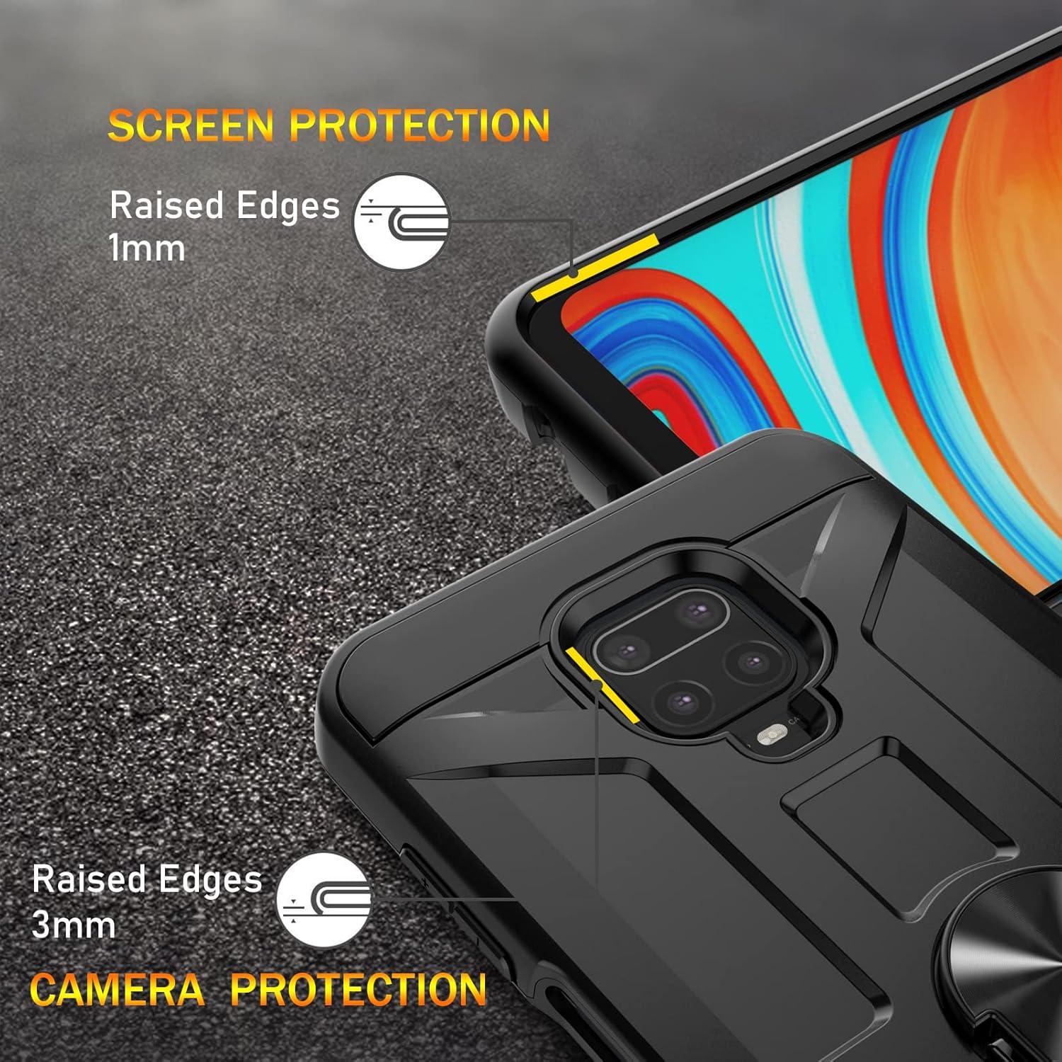 Funda Xiaomi Redmi Note 9 Pro/S 6.67" con 3 Protectores Vidrio