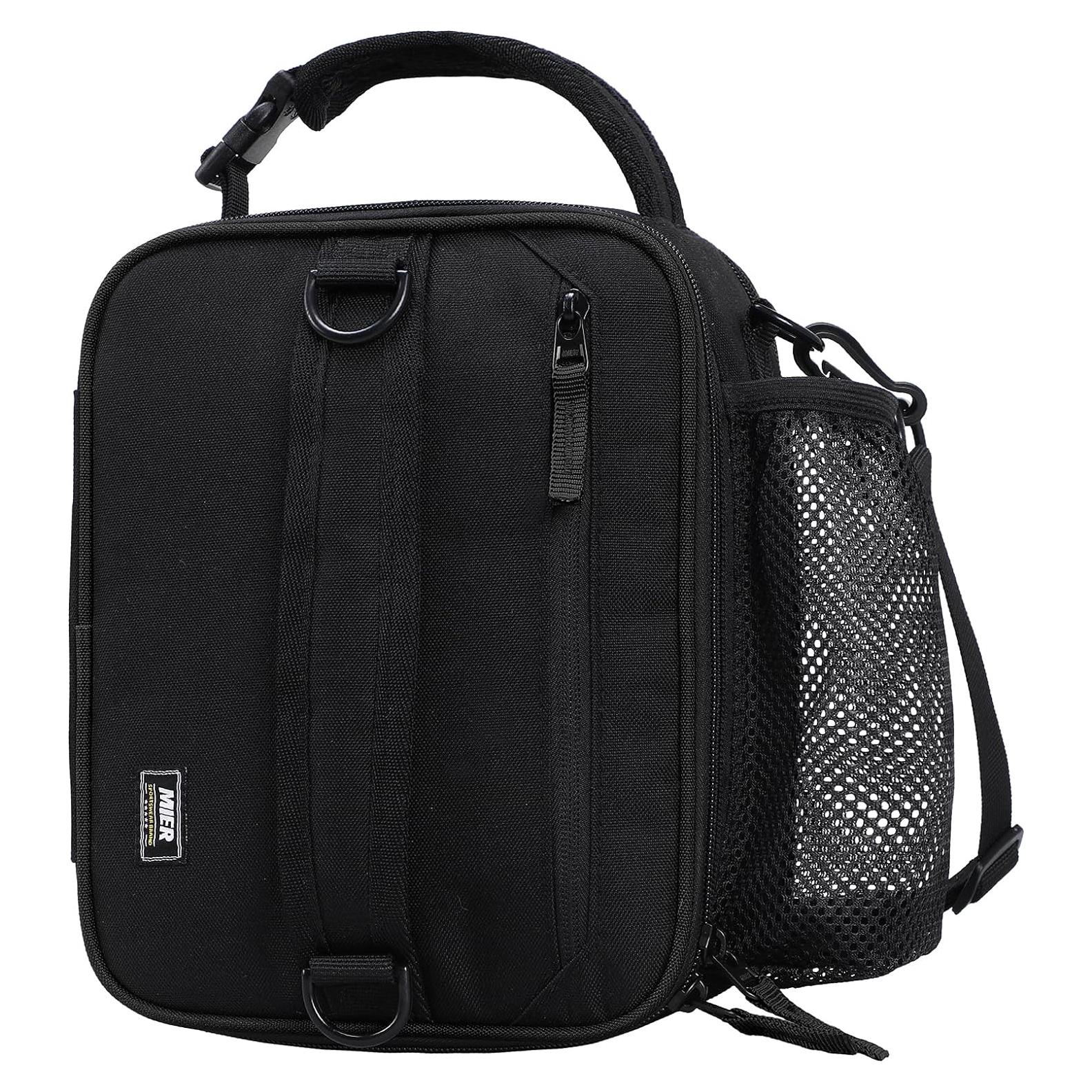 Bolsa de Almuerzo Expandible MIER Aislada 9L Negra