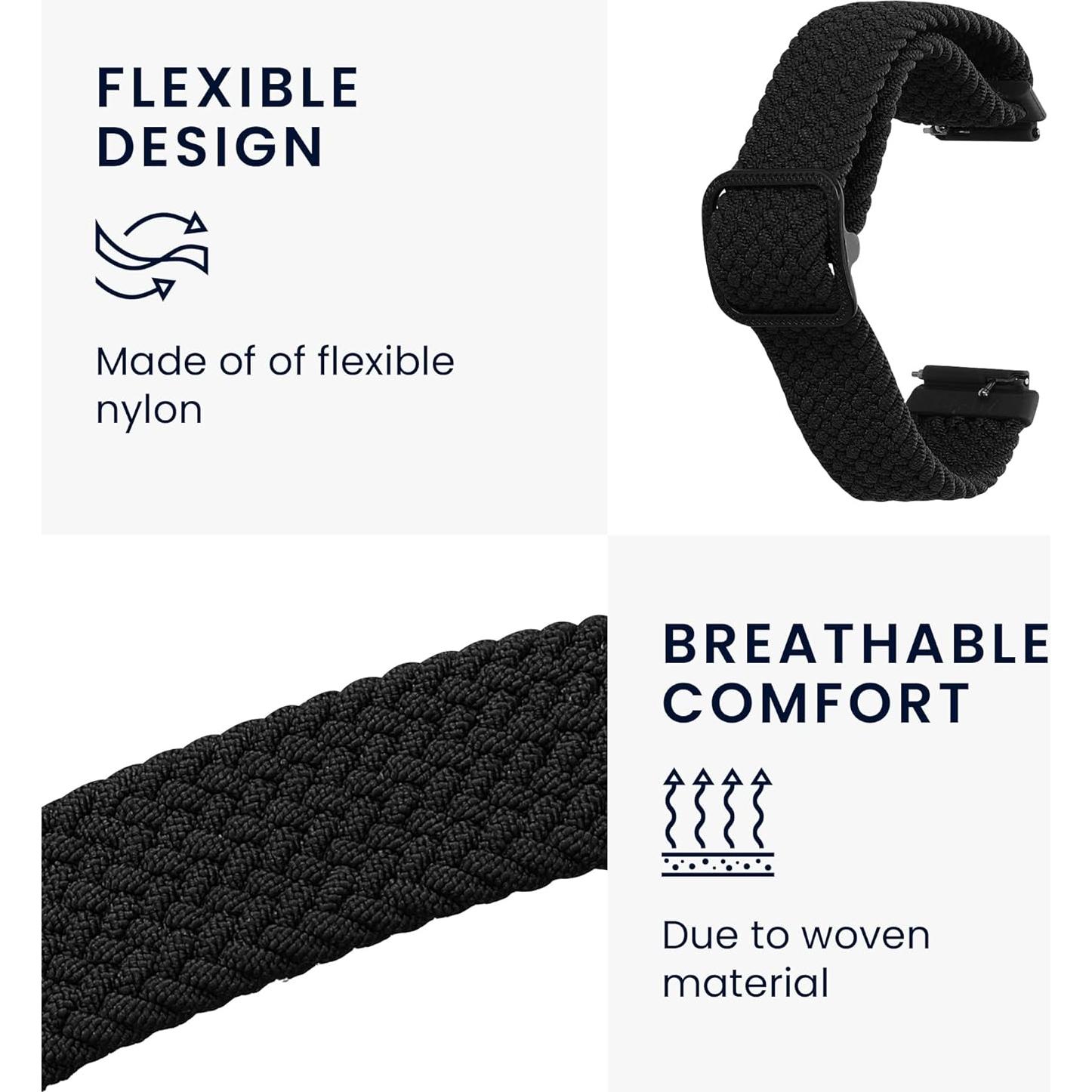 Correa de Nylon Ajustable kwmobile para Huawei Band 7