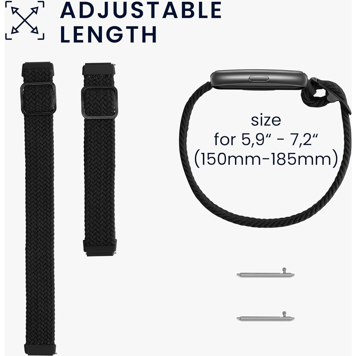 Correa de Nylon Ajustable kwmobile para Huawei Band 7