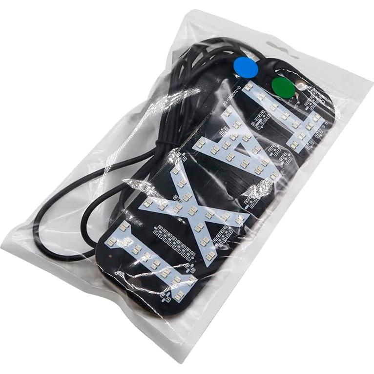 Señal LED de Taxi NSKANQI USB Doble Color Azul Verde