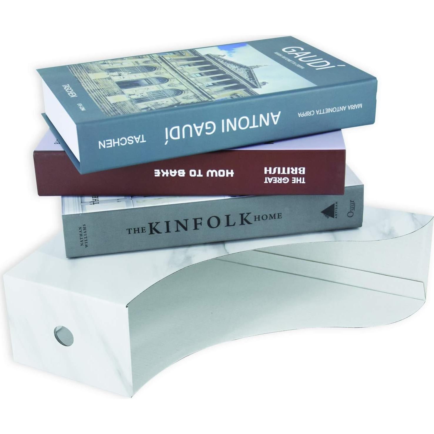 Soporte para Revistas HUAPRINT 6 Unidades Gris Marmoleado