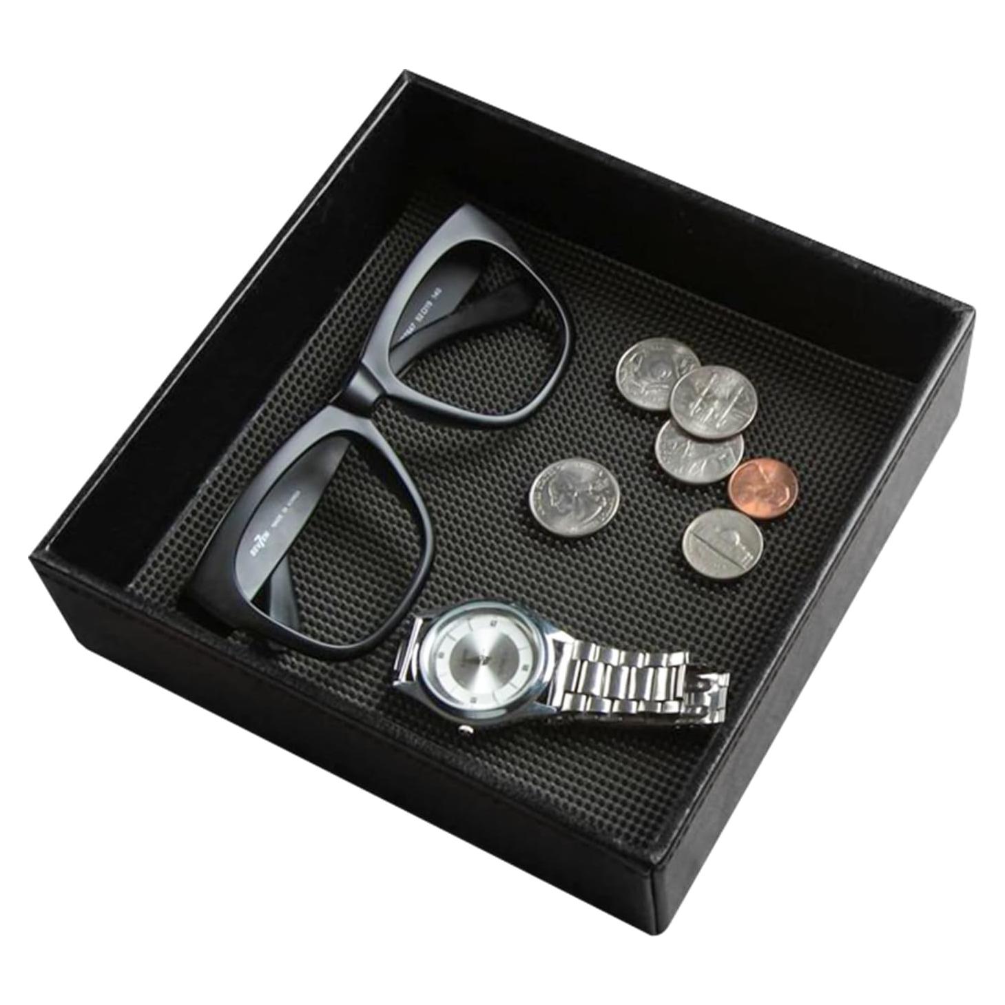 Bandeja de Valet J JACKCUBE Diseño con Alfombrilla Raspado 17.5cm