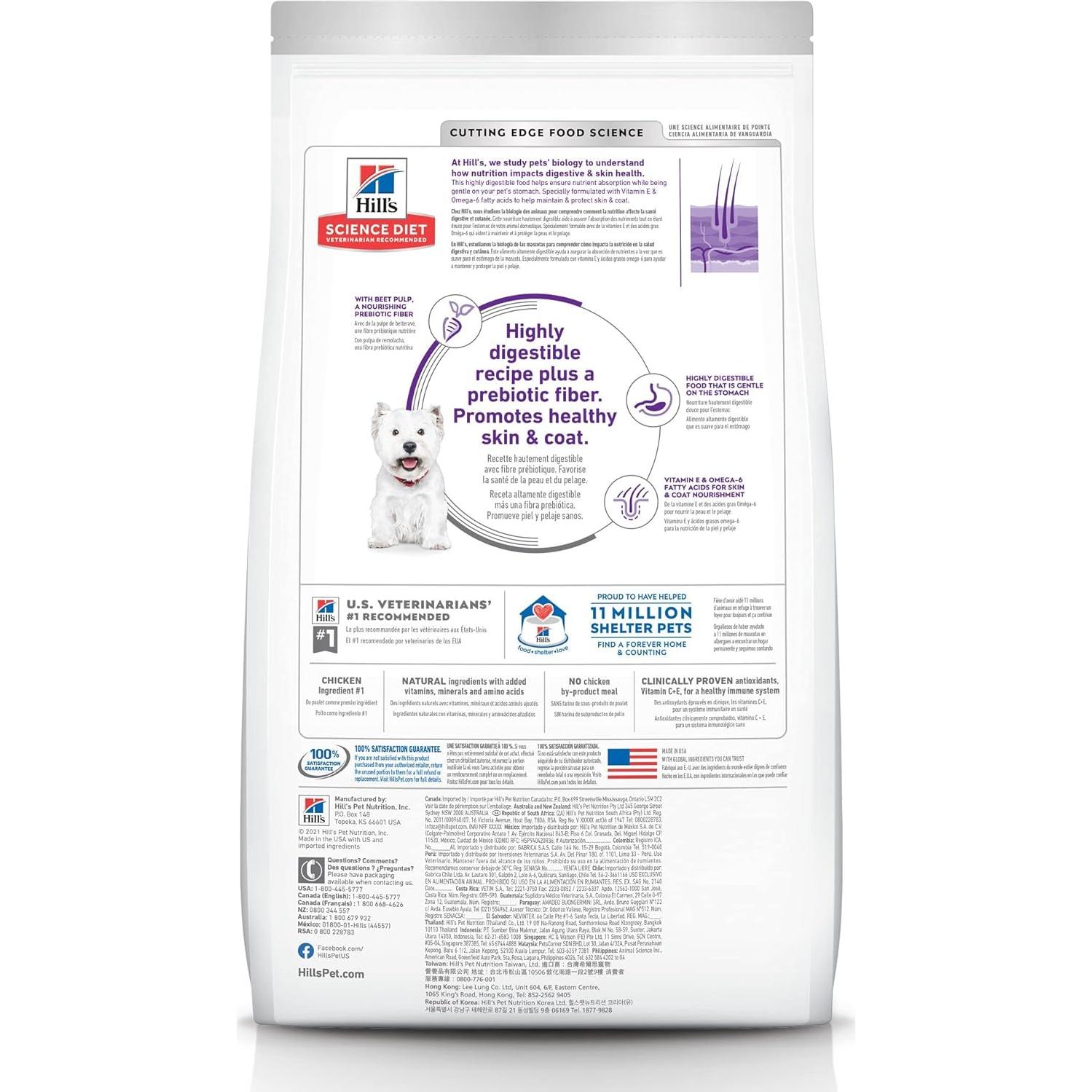 Comida Seca para Perros Hill's Science Diet 1.81 kg Pollo