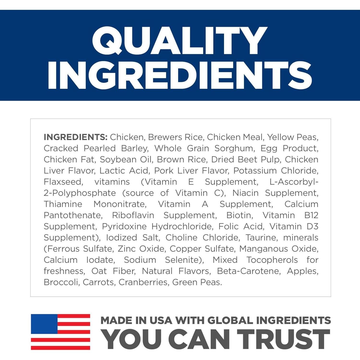 Comida Seca para Perros Hill's Science Diet 1.81 kg Pollo