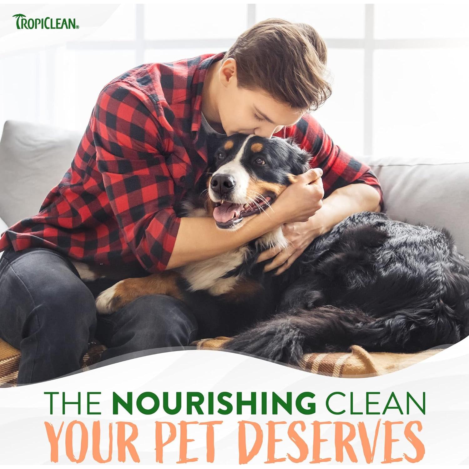 Toallitas TropiClean para Perros y Gatos 20ct - Limpieza y Desodorización Papaya