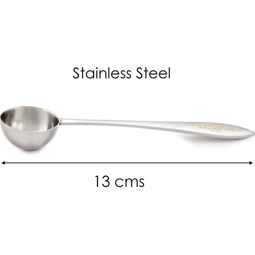 Cuchara de Té de Acero Inoxidable VAHDAM - Medición Perfecta 1-3g