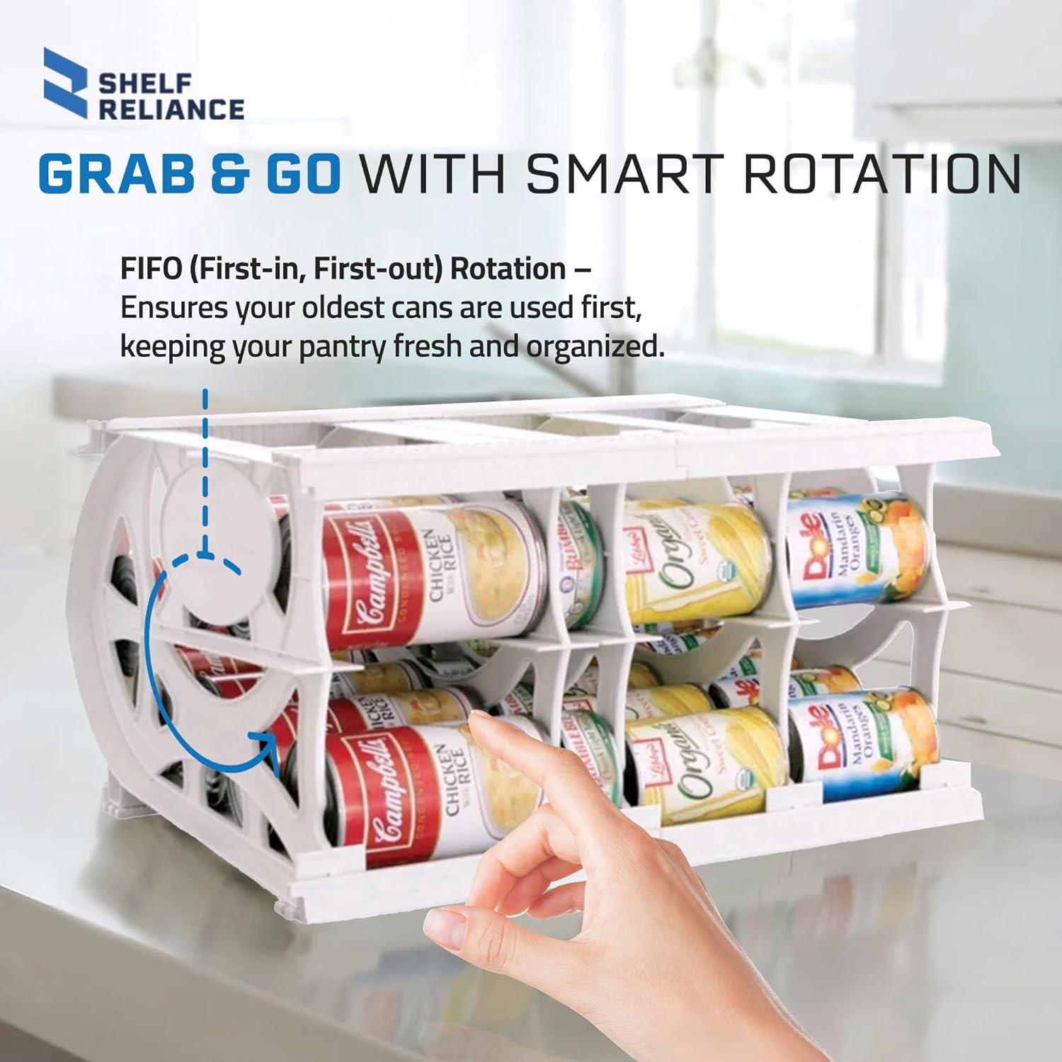 Organizador de Latas Shelf Reliance Cansolidator 40 Latas - Apilable