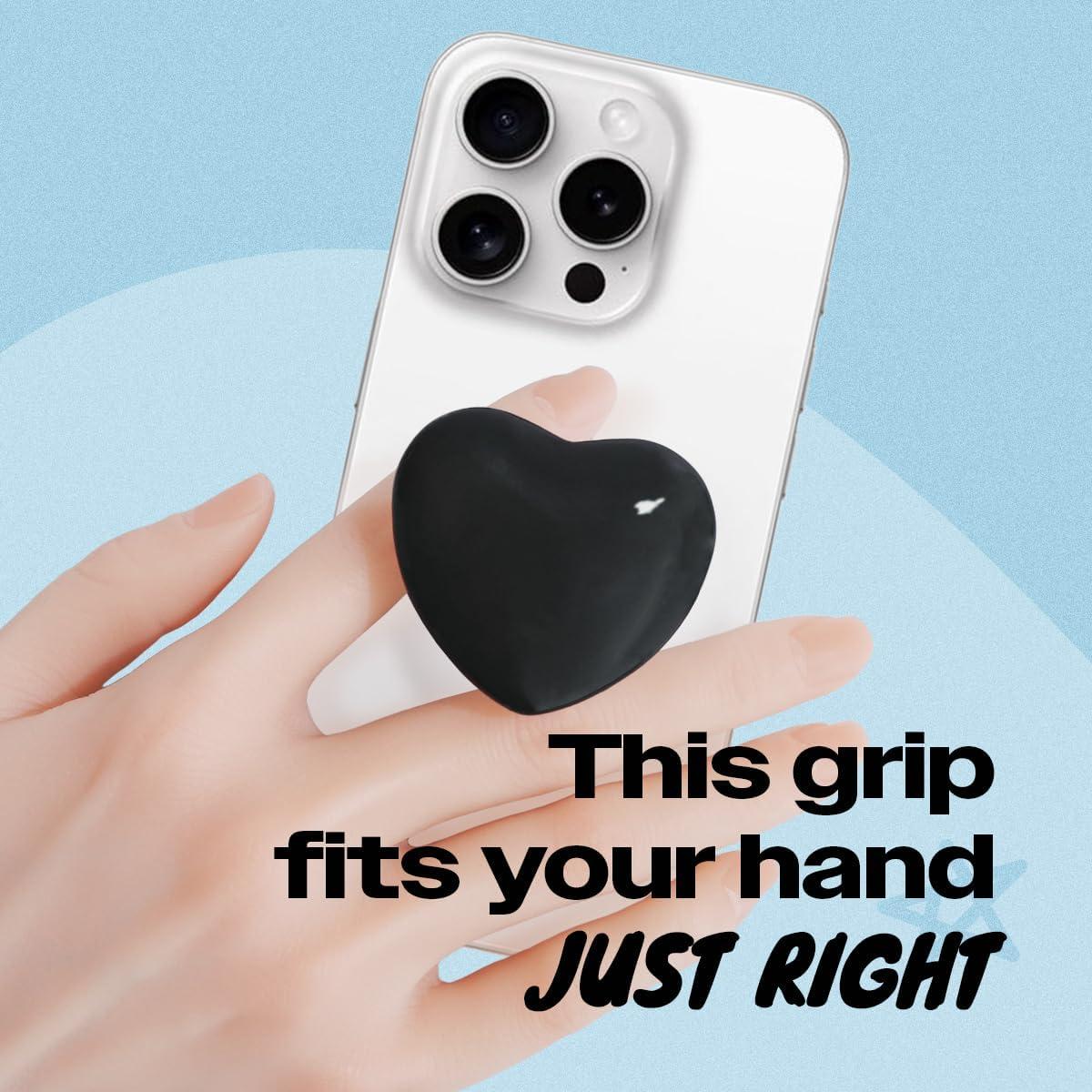 Soporte para teléfono móvil colapsable OnTheGrip Negro