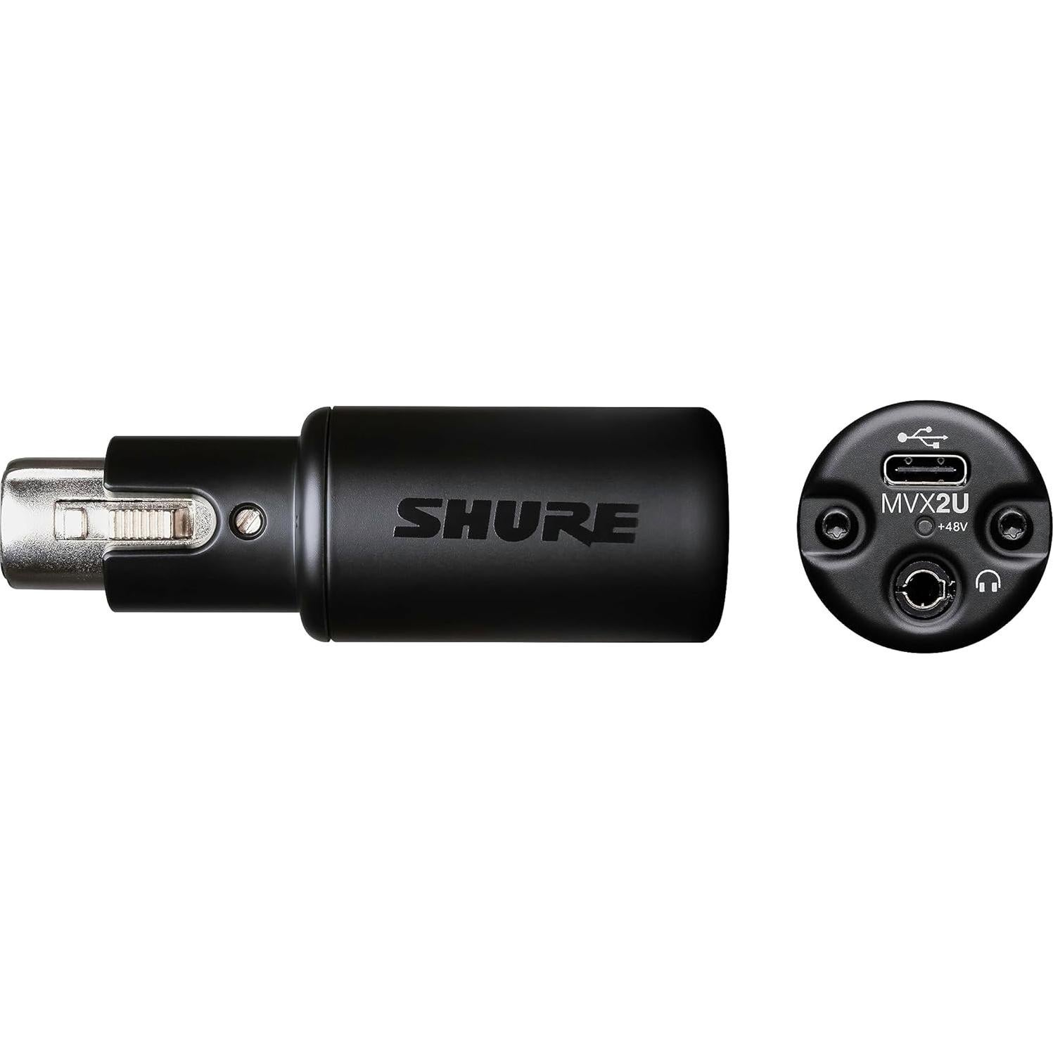 Interfaz Digital Shure MVX2U XLR a USB con Monitoreo