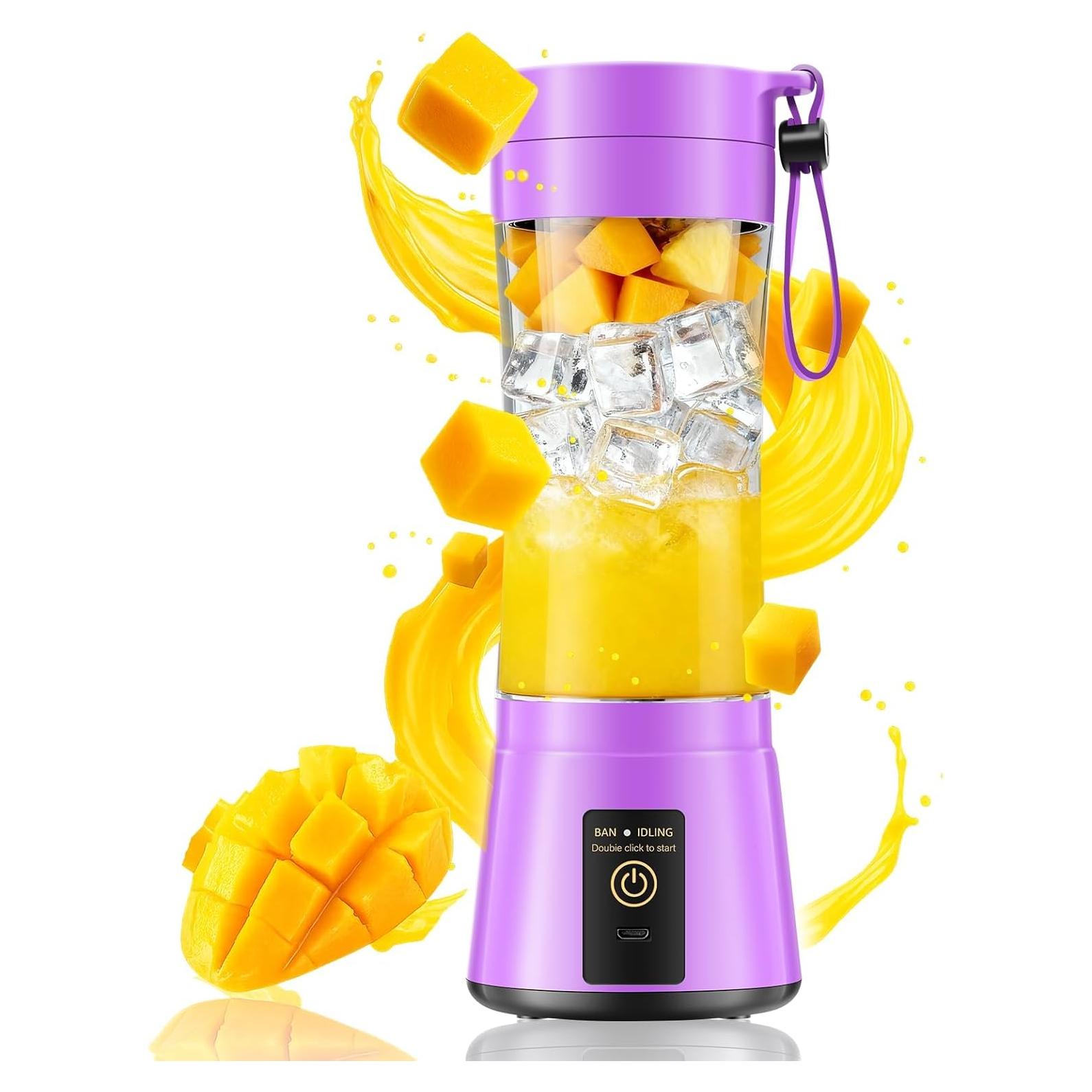 Batidora Portátil YFIXQNSU 380ml Sin Cable - Mezcla Rápida