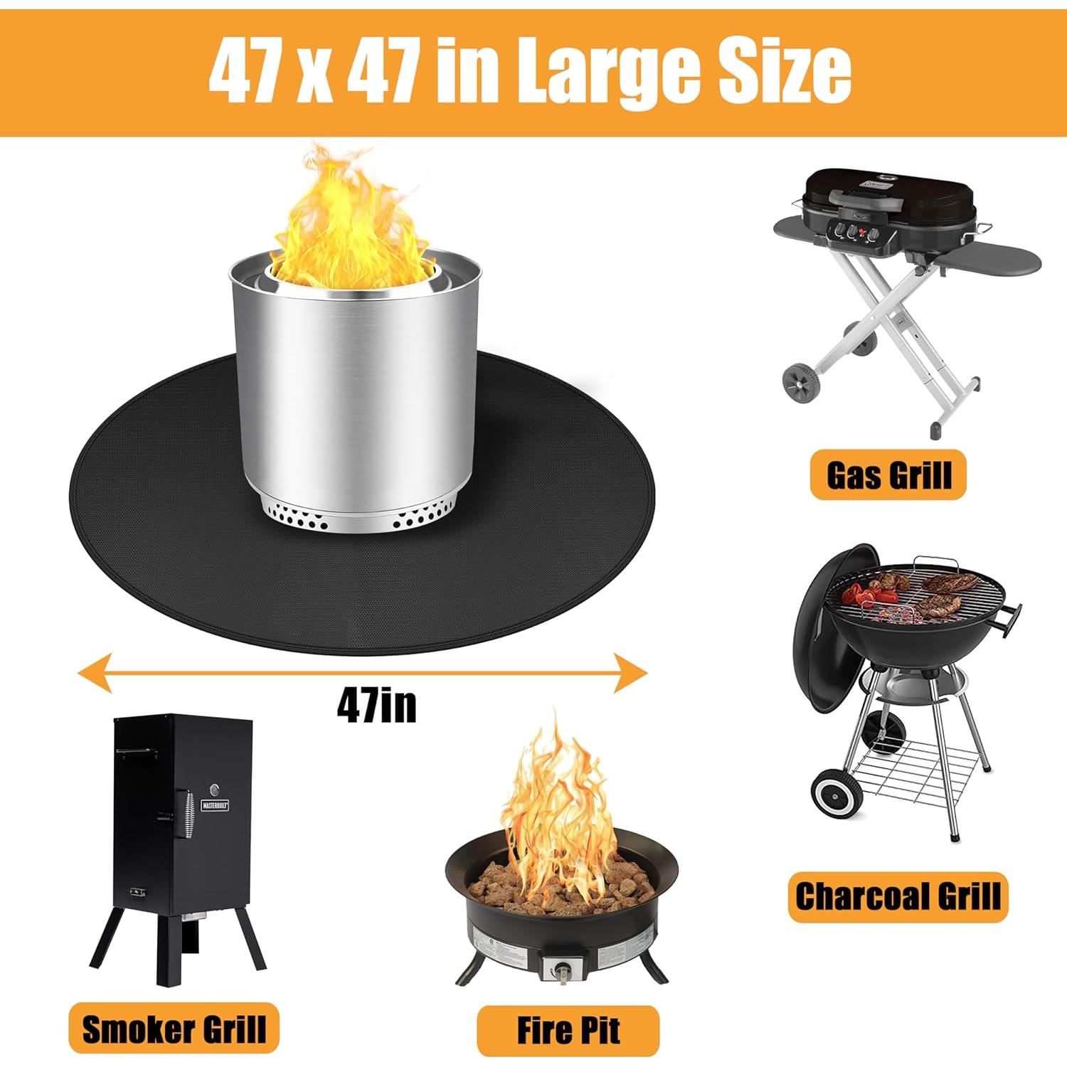 Alfombrilla Protectora Amerbro 119x119 cm Resistente al Calor