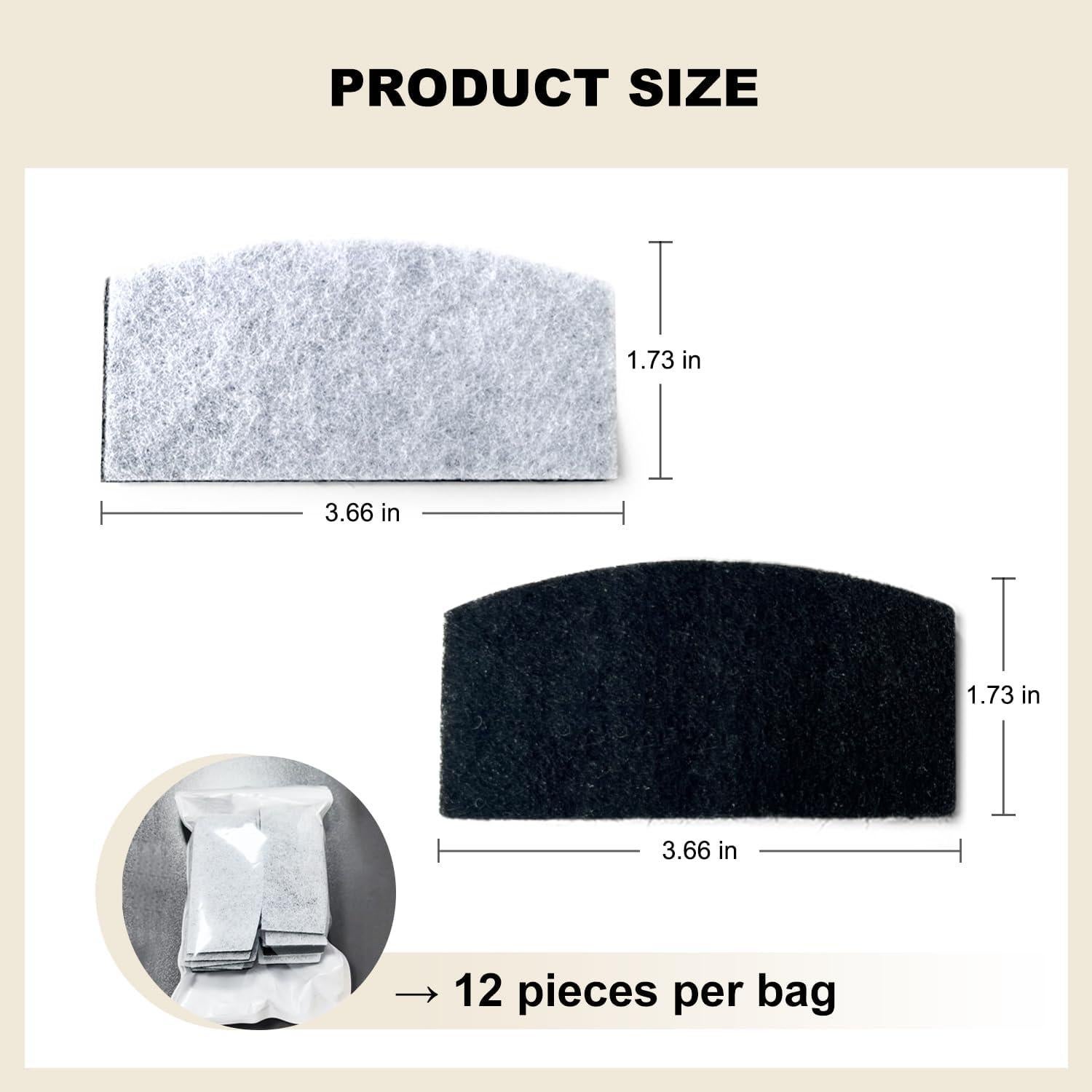 Filtros de Agua para Gatos CHANGSHA 12 Piezas 3L