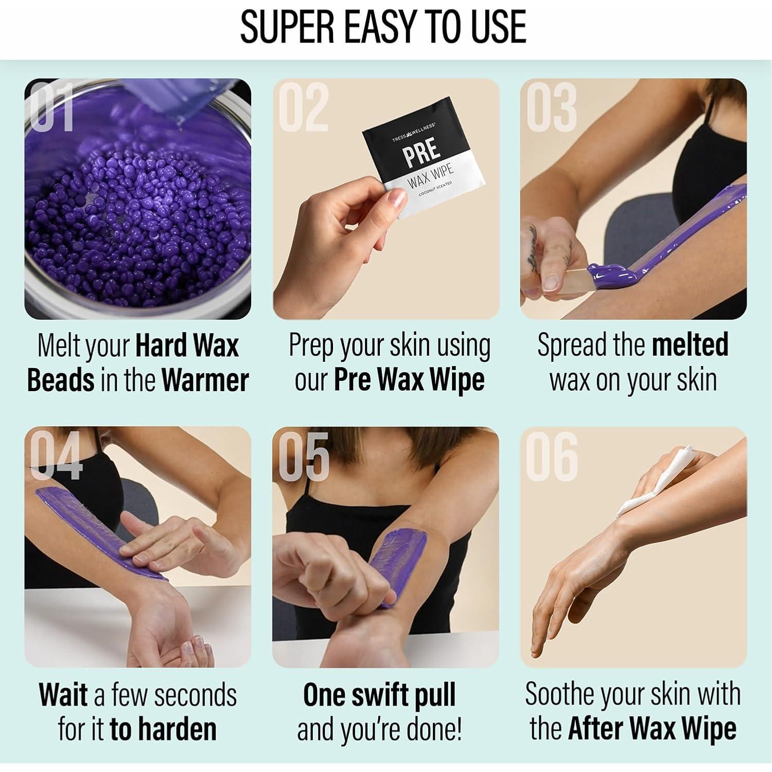 Kit de Cera FXSwede para Piel Sensible - Depilación Completa