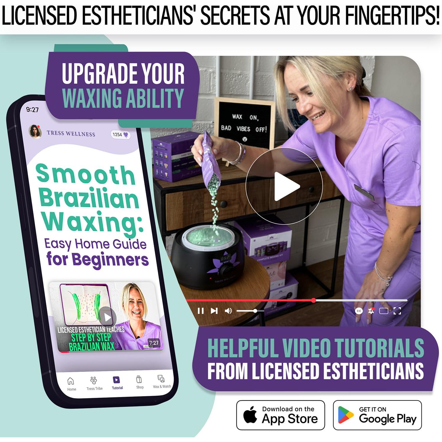 Kit de Cera FXSwede para Piel Sensible - Depilación Completa