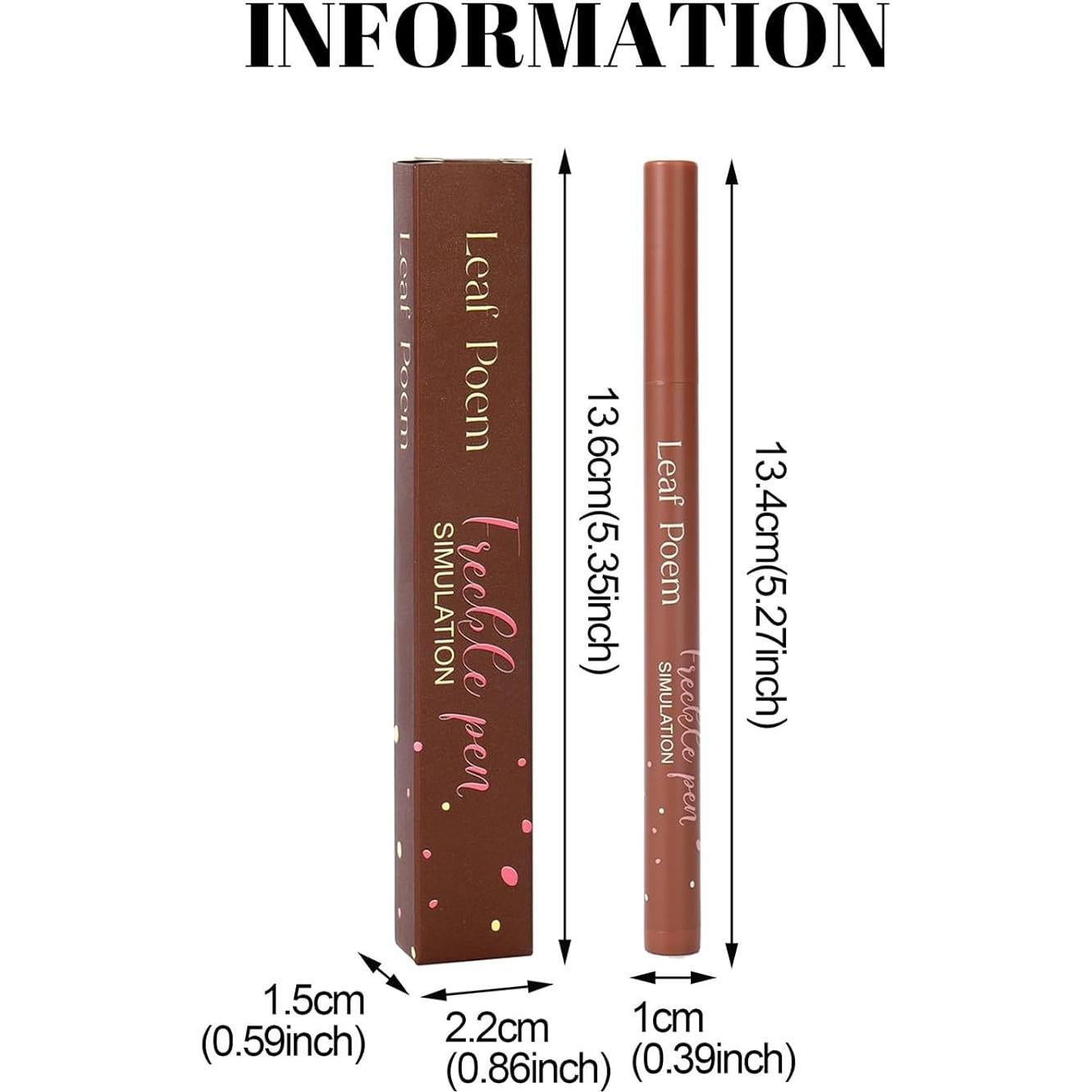 Bolígrafo de Pecas Liopif 2PACK - Natural y Larga Duración