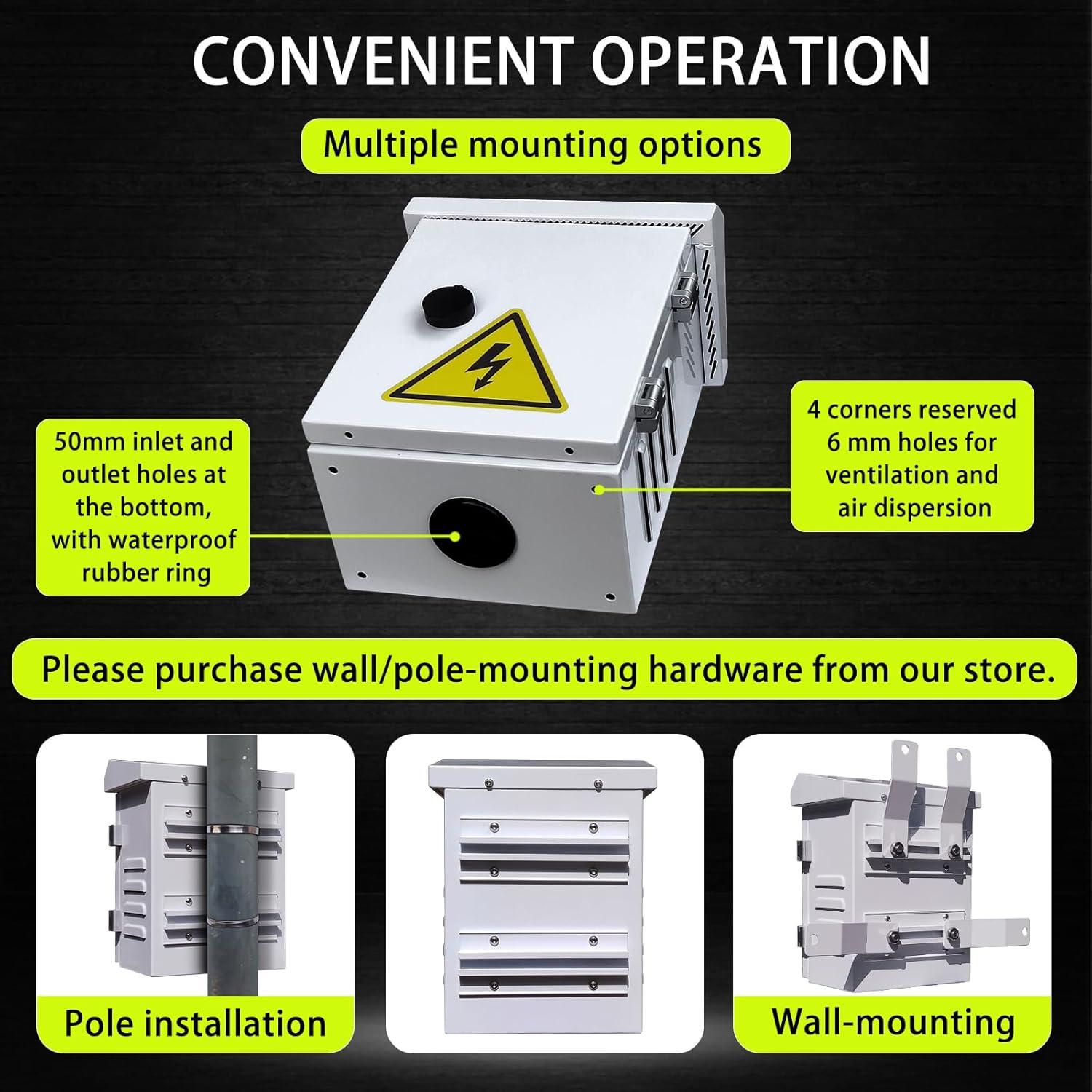 Caja Eléctrica Exterior SWPEC 23x30x14.5cm Impermeable