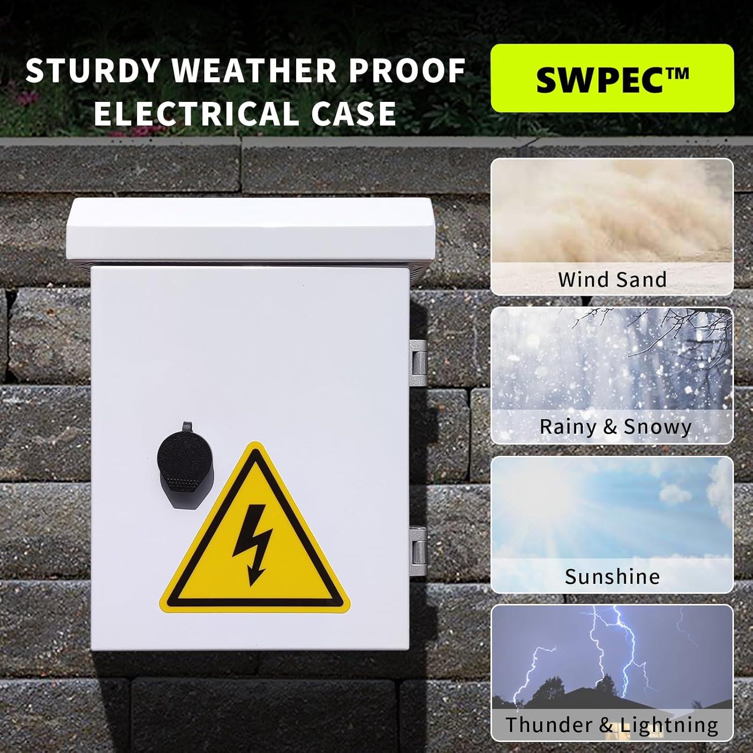 Caja Eléctrica Exterior SWPEC 23x30x14.5cm Impermeable