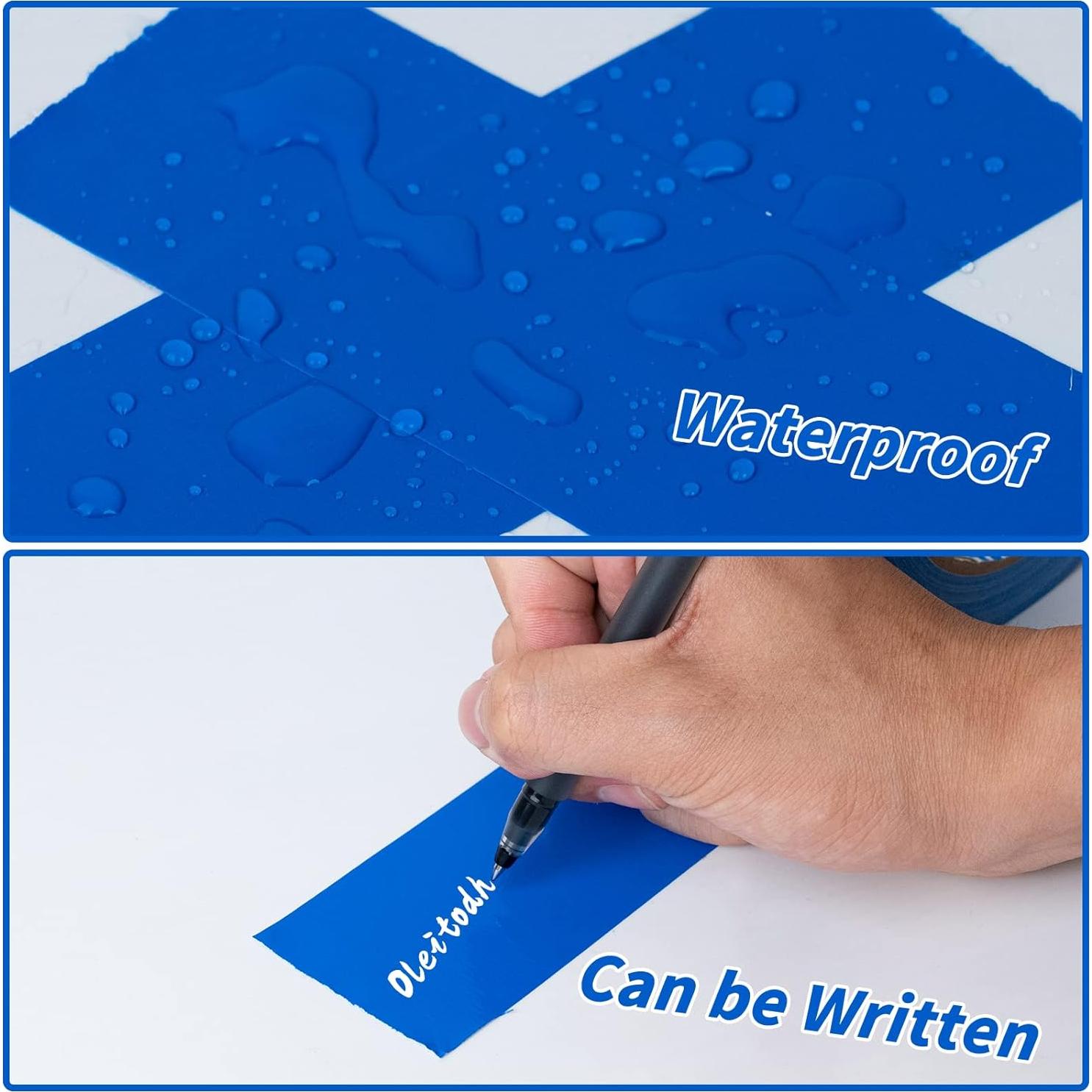 Cinta Adhesiva Azul Alta Resistencia Oleitodh 6 Rollos 5.08 cm x 164.59 m