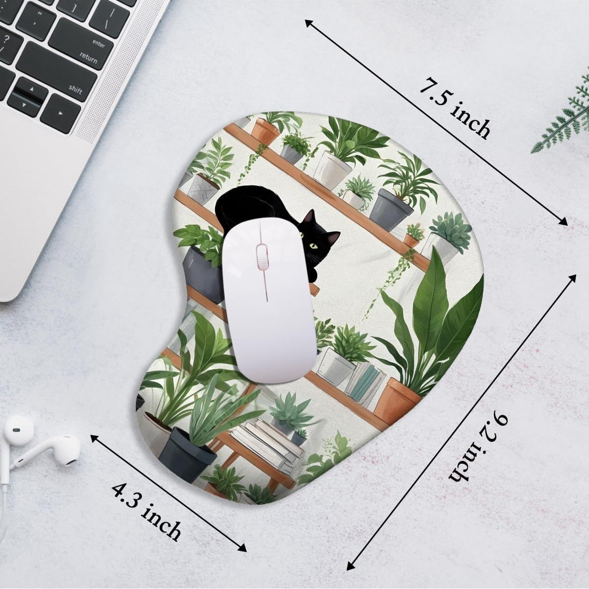 Alfombrilla de Ratón Ergonómica MIOOKISS con Diseño de Gato