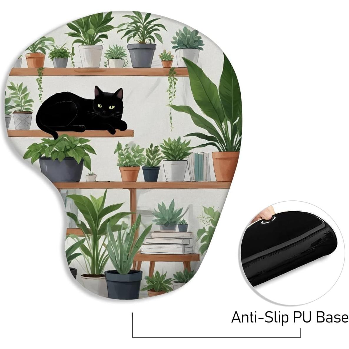 Alfombrilla de Ratón Ergonómica MIOOKISS con Diseño de Gato