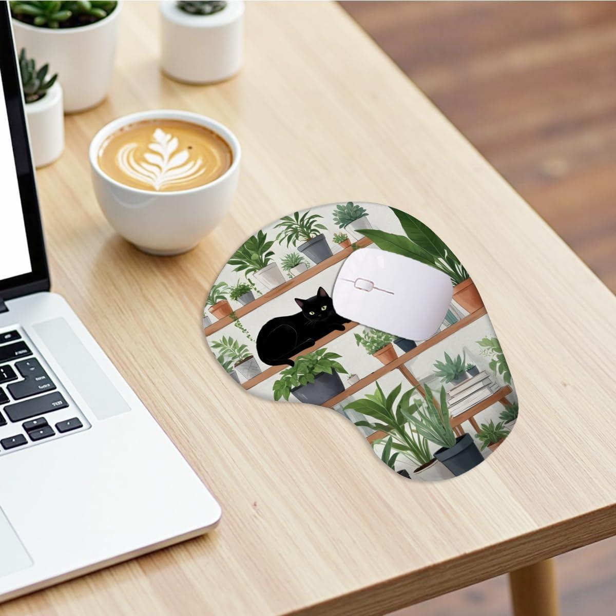 Alfombrilla de Ratón Ergonómica MIOOKISS con Diseño de Gato