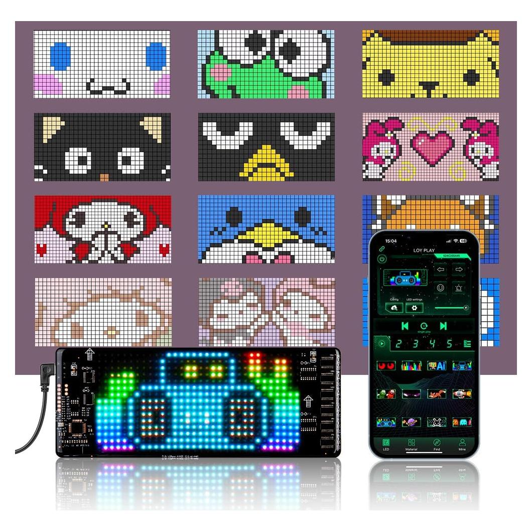 Gelrova Mini LED Mood Screen 17.78cm x 7.62cm Programable