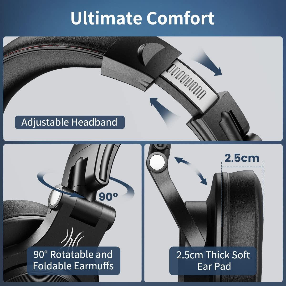 OneOdio A71 Auriculares Hi-Res Over Ear con Cable 3.5/6.35mm