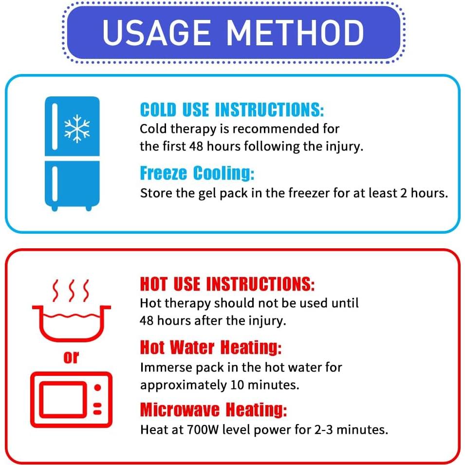 Paquete de Hielo Reutilizable MR.ICE para Rodilla 48.3x24.9cm
