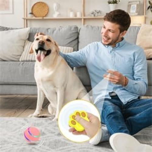 Juguete Interactivo para Perros HANIPUPPY con Control Remoto Rosa