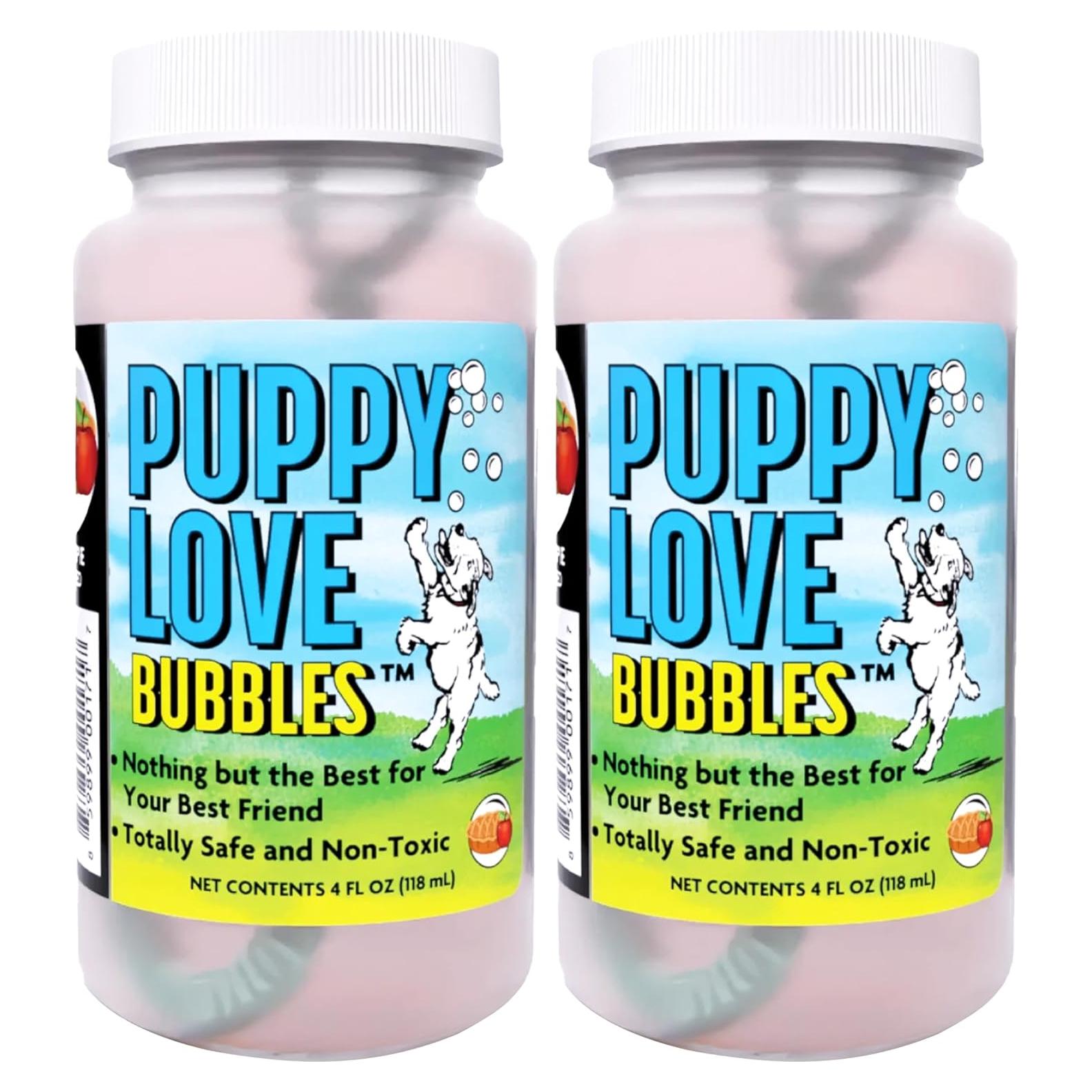 Burbujas de Amor para Perros - Aroma a Pastel de Manzana - 2x4oz